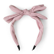 Satin Rosett Hårband - Rosa