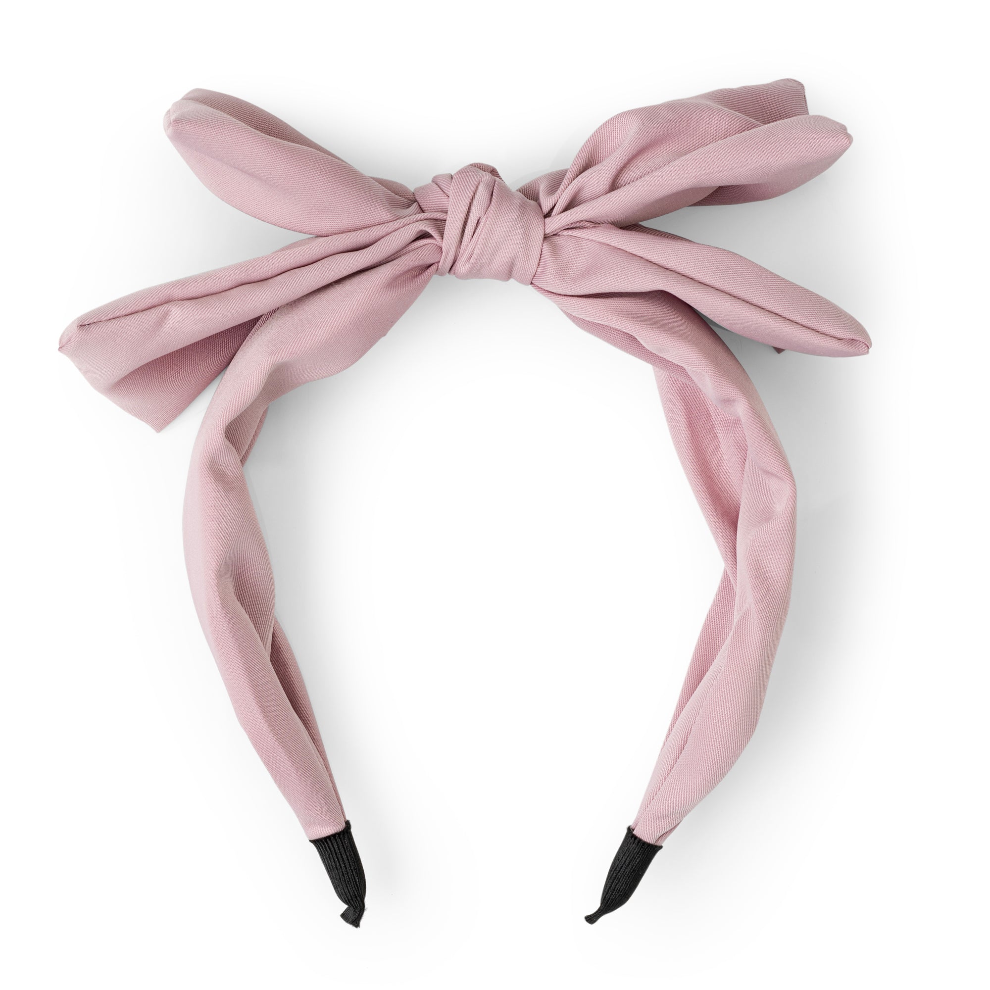 Satin Rosett Hårband - Rosa