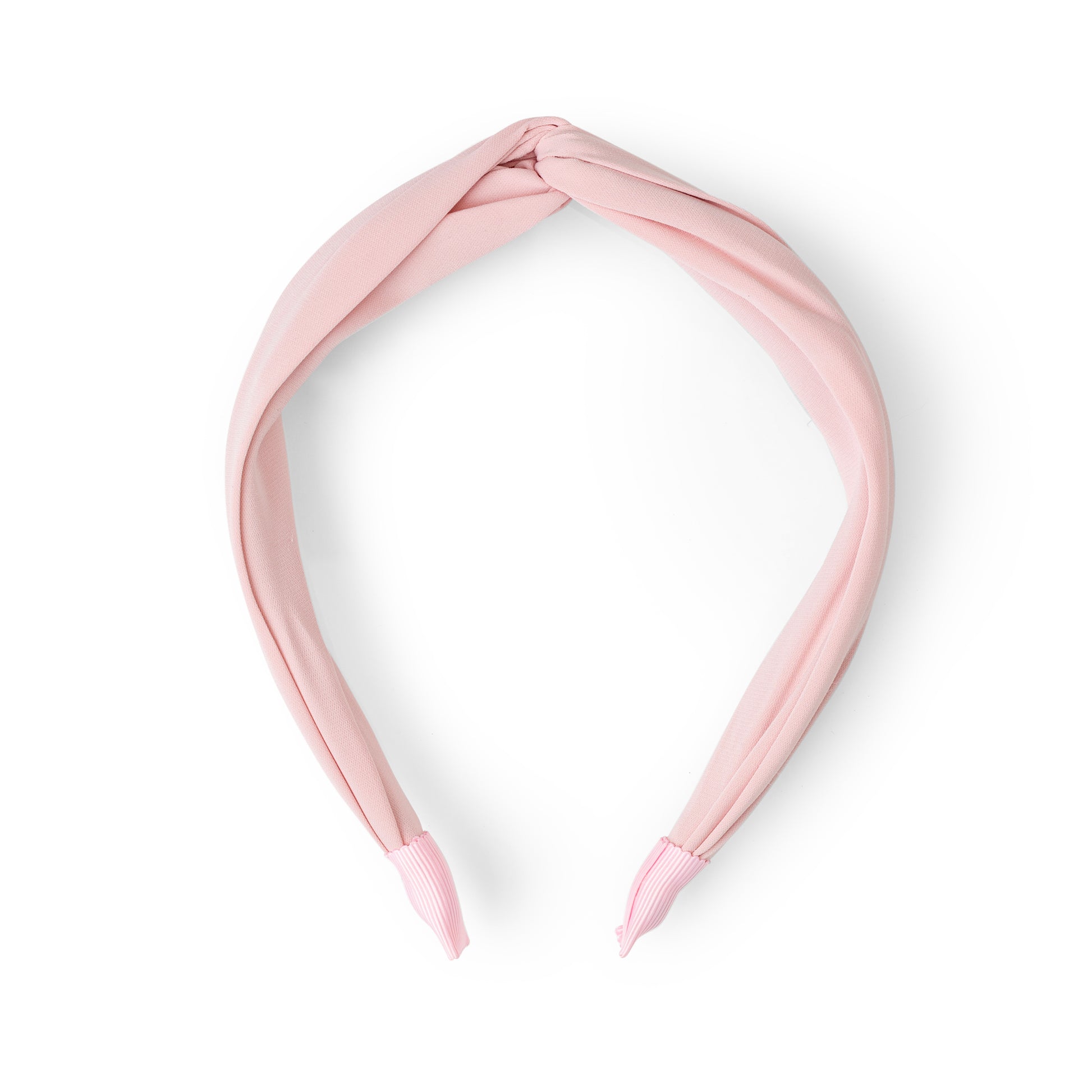 Satinknuten huvudband - Rosa