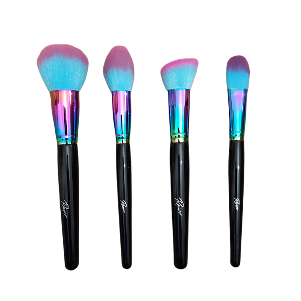Total täckning makeupborste set